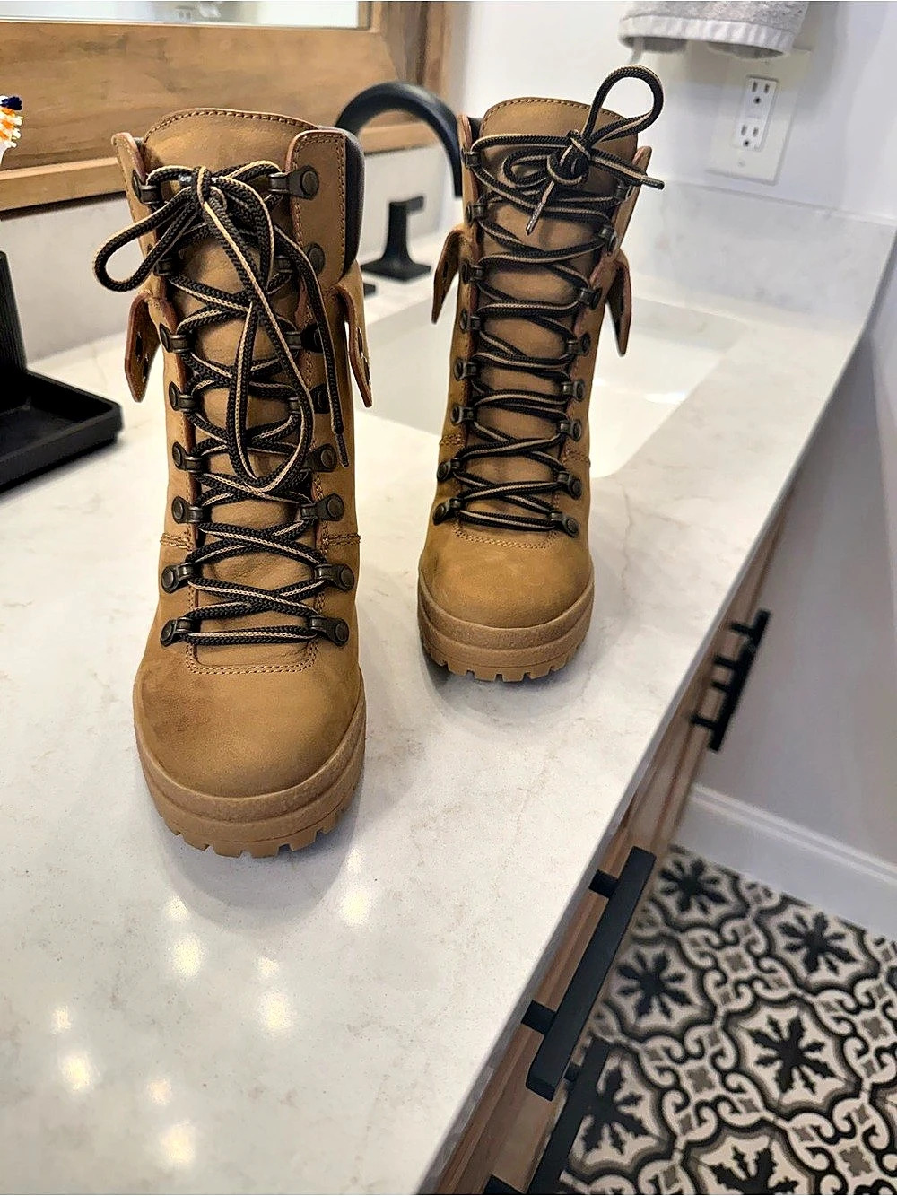 See by Chloé Mallory Lace-Up Ankle Boot Boots Brown EU 37